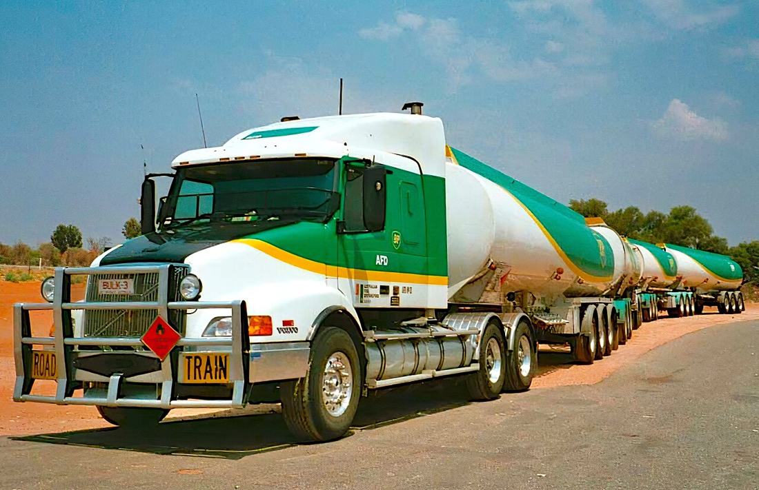An Australian road train