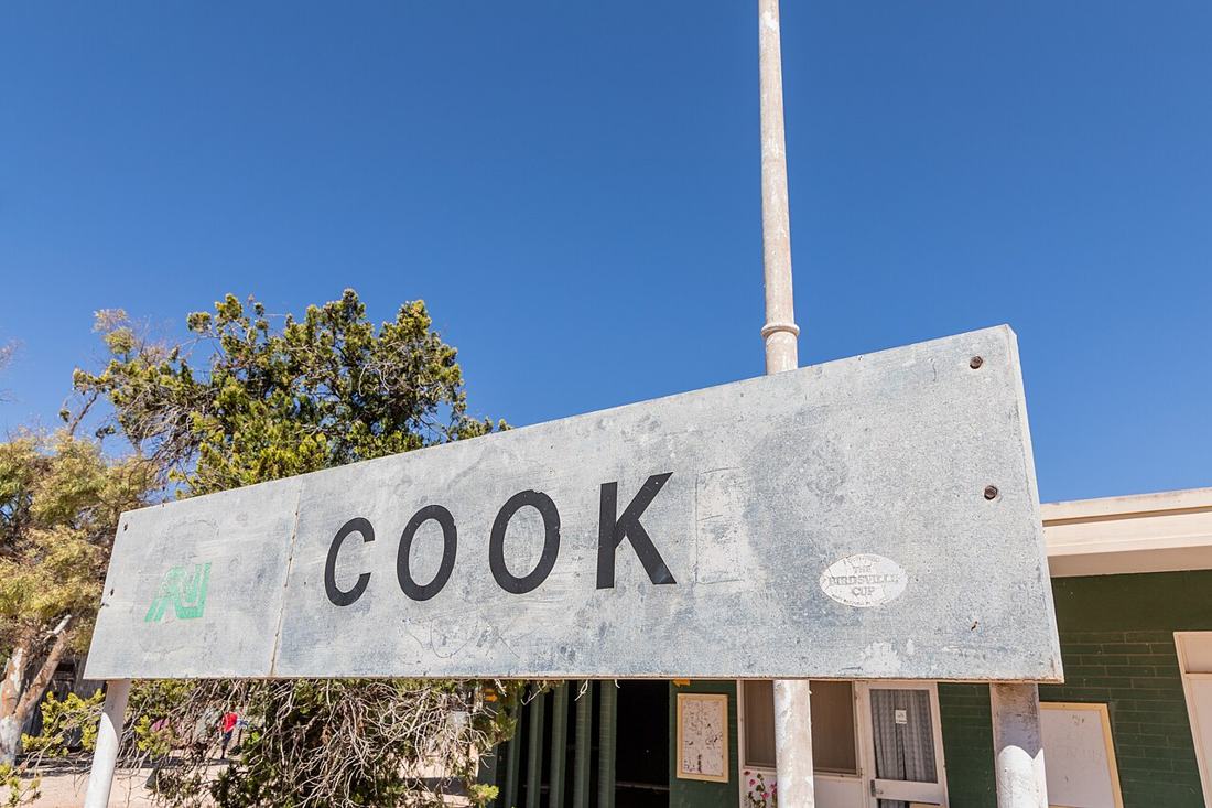 A train station at Cook, South Australia